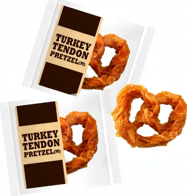 Freschi Srl Turkey Tendons Dogs USA-Sourced Healthy Dog Treats Long Lasting All Natural Hypoallergenic Dental Care