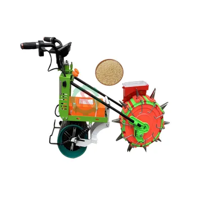 Electric Power Hand Push Roller Corn and Soybean Planter