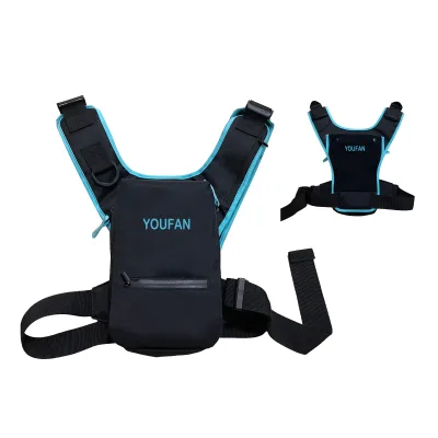 Custom Print Outdoor Sports Marathon Camping Backpack Mobile Phone Holder Running Hydration Vest for Women Men