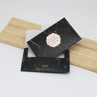 Polishing Cloth Jewelry Cloth Polishing Jewelry Watch Cleaning Cloth with Outer Paper Packaging