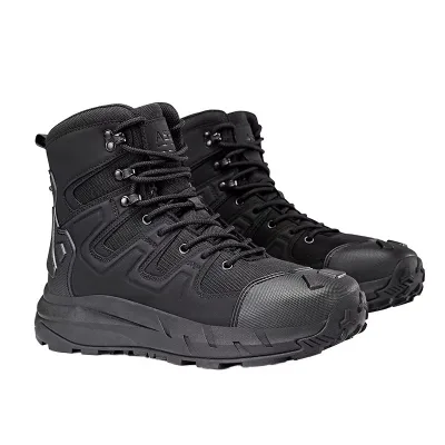 Men's Lightweight Waterproof Hiking Boots Non-Slip Steel Toe Lace-Up for Summer