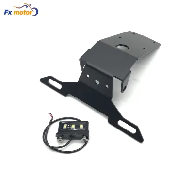 New Motorcycle Part Short Tail License Plate Bracket With LED Light Tail Tidy for Kawasaki H2 Sx 2018-2020