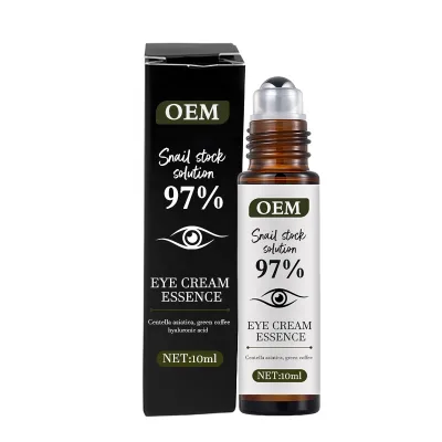 High Efficient Vegan Collagen Hyaluronic Acid Eye Serum with Snail Mucus Extract for Instant Firming & Brightening