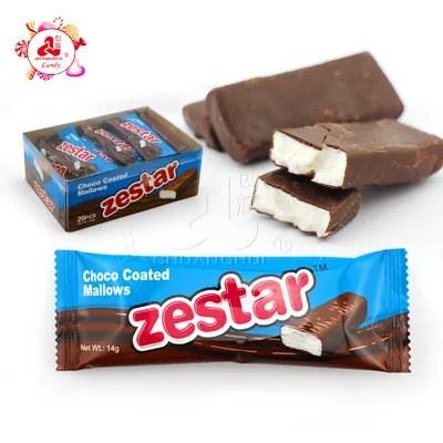 14g Choco Coated Mallows / Crisp Chocolate Coated Marshmallow Bar