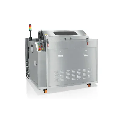 Fully Automatic Steel Mesh Spray Cleaning Machine, Industrial Cleaning, Steel Mesh Carrier, Fixture, Hardware Parts
