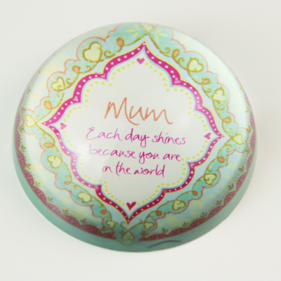 Crystal Dome Paperweight Crystal Mother's Day Gift Crystal Father's Day Gift