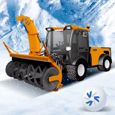 CHR70M Diesel Multifunctional Snow Removal Machine with Snow Blower Sweeper and Plow for Airport and Road