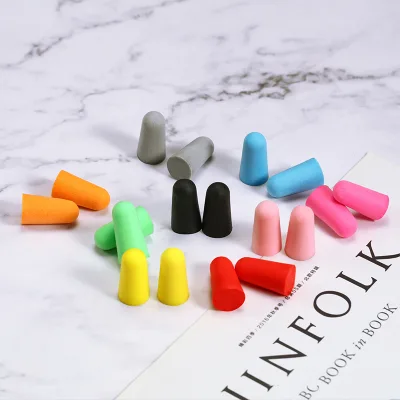 Wholesale JTY Brand Soft PU Foam Disposable Anti-Wrinkle Noise Reduction Protection Earbuds Accessories Hearing Earplugs