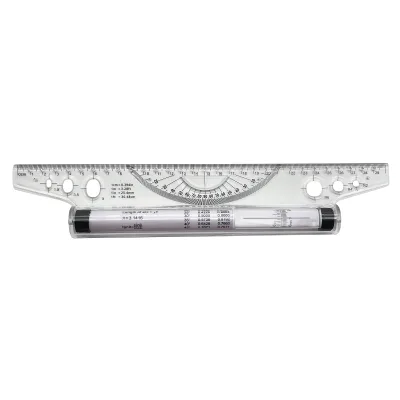 Professional 30cm Universal Foot Balancing Scale Drawing Rolling Multifunction Rolling Parallel Ruler Straight Ruler