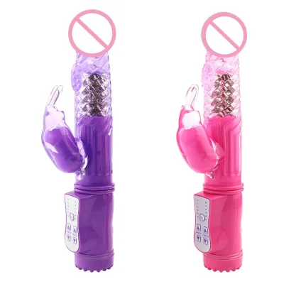 Hot Selling Silicone Vibrating Dildo Rabbit Vibrator for Women Sex Toys