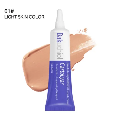 Bakuchiol+Peptides Retinol Concealer Cream Longlasting Waterproof Vegan Under Eye Brigtening Make up Concealer