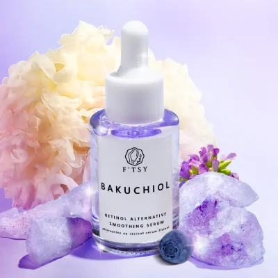 Hot Sale Bakuchiol Serum Nourishing Anti Age Moisturizing Brightening Skin Hyaluronic Acid Psoralea Facial Serum