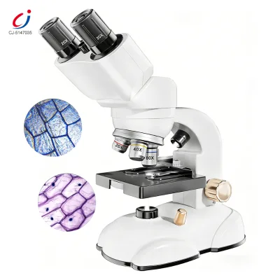 Chengji Fun Science Experiment Toy Set Double Tube Double Mirror Observation Light High Definition Children Microscope for Kids