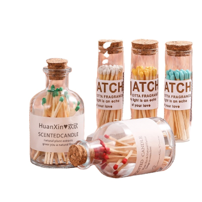 Warehouse Wholesale Matches, Customized Oversized Glass Bottle Matches, Disposable Creative Boxed Matches