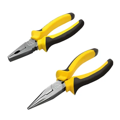 GREENER Industrial Steel Electrician's Pliers & Cutting Kit-6-inch Pointed-Nose 4-in-1 Functions 3-Year Warranty