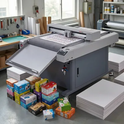 Vacuum Bed D1 Digital Flatbed Cutter with Servo Motor for Stable Cutting of Corrugated Paper and Rigid Packaging Boards