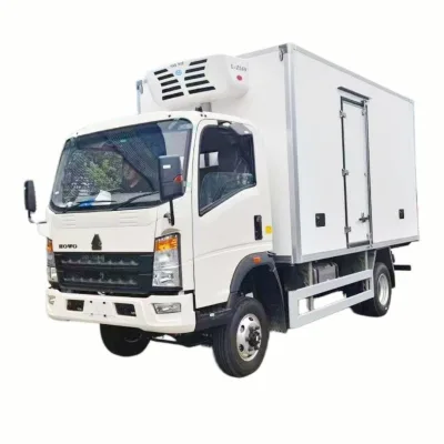 Factory Direct Sinotruk Howo Refrigerated Pickup Box Refrigerated Trucks for Frozen Food Transport