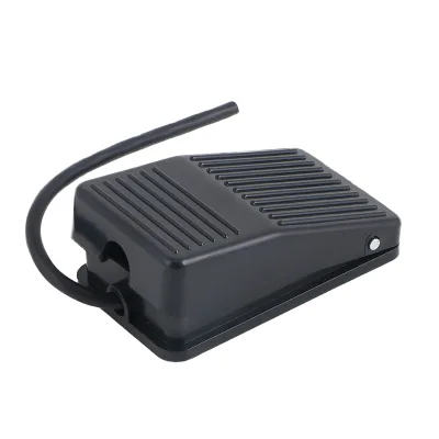 CHENF Foot Pedal Switch 1NO1NC IP65 Stainless Steel Shell with 10cm Cable 250VAC 10A for Industrial Control