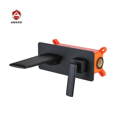 Hot Sale Wall Hang Faucet Easy Control Matte Black Water Tap
