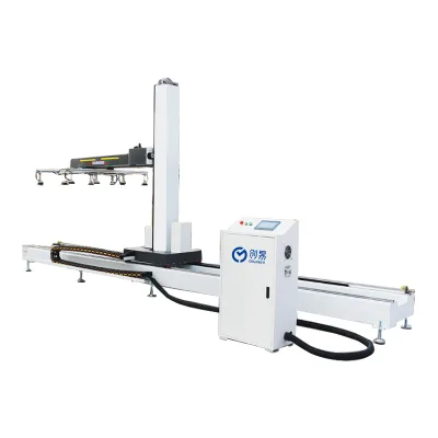 Ground Rail for Robot Robots on Rails Industrial Robot Ground Moving Rail for Loading