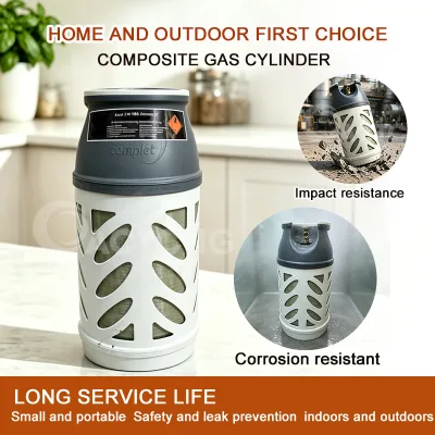 Safe Composite Material Liquefied Petroleum Gas (Lpg) Gas Cylinder Kitchen Most Commonly Used