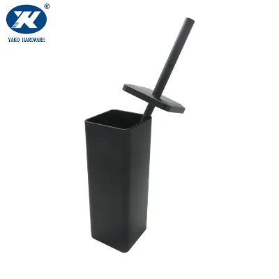 Matt Black Stainless Steel Toilet Brush Holder Toilet Bowl Cleaner Brush and Holder
