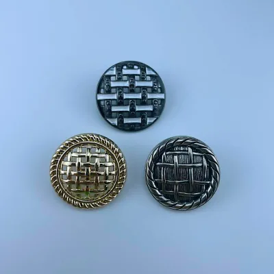Wholesale High Quality Customized Zinc Alloy Nickel-Free Fancy Shirt Suit Garment Accessories Flower Buttons Shank Button