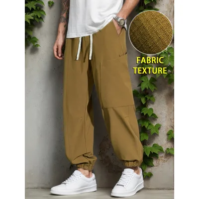 High Quality Autumn Men's Outdoor Tactical Pants Cargo Hiking Pants Lightweight Ripstop Work Pants Multi Pocket Workwear Trouser