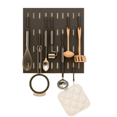 Multi Functional Wall Pegboard Organizers Free Combination Metal Kitchen Living Room Wall Storage Hanger