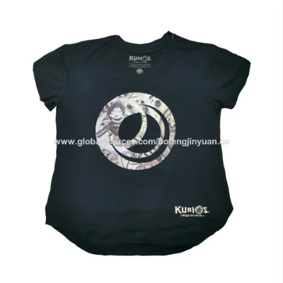 Women's short sleeve printed lovely T-shirts，Oversized cute printed tops，Vintage print short sleeve tops