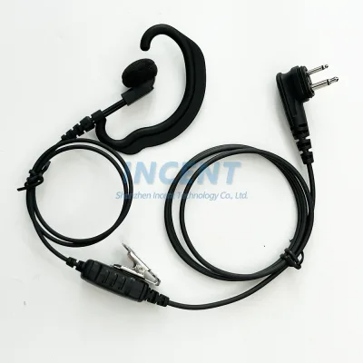Earpiece with Mic for Radios DTR550 DTR600 DTR700 RMU2080D RMU2080 RMV2080 DLR1020 DLR1060 VL50 CLS 1410 CLS1110 G Shape Headset
