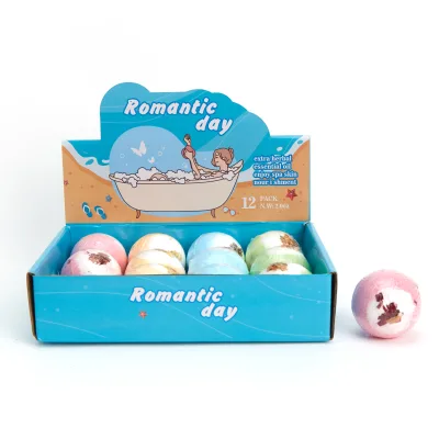 Private Label Sea Salt Bubble 100% Natural Ingredients Adult Bath Bomb Hand Made Fizzy Bath Bomb Set