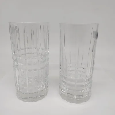 Modern Luxury 380ml Beer Stein Glass High-End Transparent Engraving Large Capacity Customized Color & Logo Wine Beer Drinking
