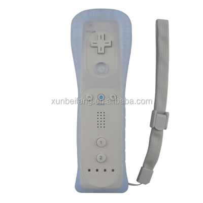 Remote Game Joypad for Wii with Silicone case and Hand Strip