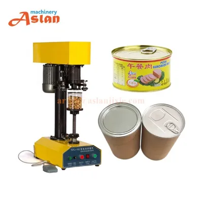 High Efficiency Semi-Automatic Electric Tin Can Food Can Sealing Machine with Engine Core for Paper & Commodity Packaging