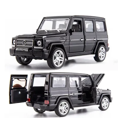 Alloy Collectible Pull Back Car Toys Alloy Vehicles with Lights and Sound 1:32 Scale Model Car