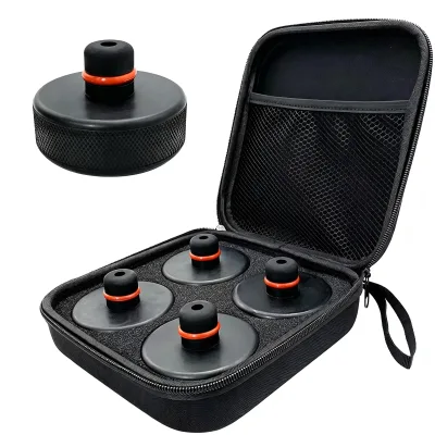 4Pcs Rubber Jack Pad Kit for Tesla Model 3/S/X Lifting Point Tool with Black Storage Case Custom Logo/Package