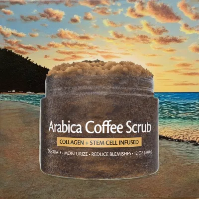 Adult Body Scrub with Hand Exfoliating Arabica Coffee Scrub Mud Cleanse and Exfoliate Hands and Body