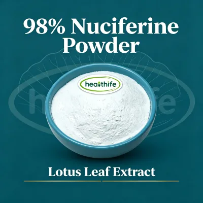 Nuciferine Alkaloid Powder 98% HPLC Lotus Leaf Extract for Slimming Capsules OEM Support
