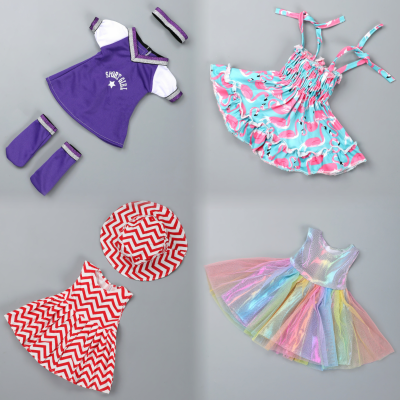 43Cm Reborn Baby Accessories Clothes Doll Baby Dress Doll Girl's Toys Gifts Doll Clothes