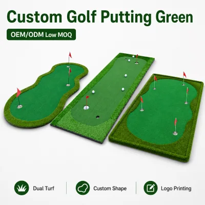 Non Slip Golf Putting Mat for Indoor Home Office and Outdoor Garden Practice