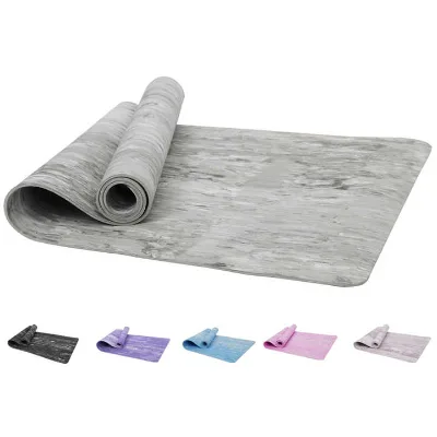 Factory Price Extra Wide TPE Exercise Tapis De Sports Mat Non Slip Waterproof High Quality Custom Marble TPE Yoga Mat Print