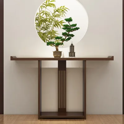New Joyan CT025 Chinese Style Modern Entrance Table Against the Wall Narrow Solid Wood Durable Waterproof Home Furniture