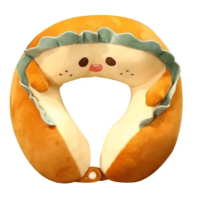 Cartoon Cute Design Soft  Animal U Shape Neck Pillow for Sleep