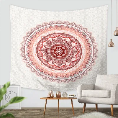 Factory Soft Flannel Digital Printed Tapestries Wall Decoration Sun and Moon Tapestry