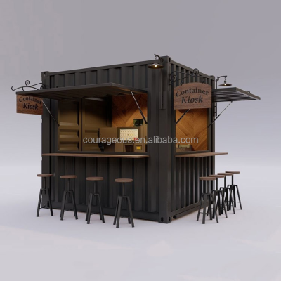 Fresh Juice Coffee bar 10 ft Mini Pop Container bar Restaurant