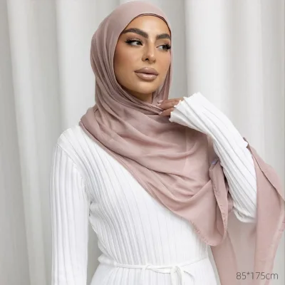 High-quality Wide-brimmed Thin Viscose Fiber Breathable Shawl Cotton Linen Solid Color Scarf Women Scarf Beach Accessories