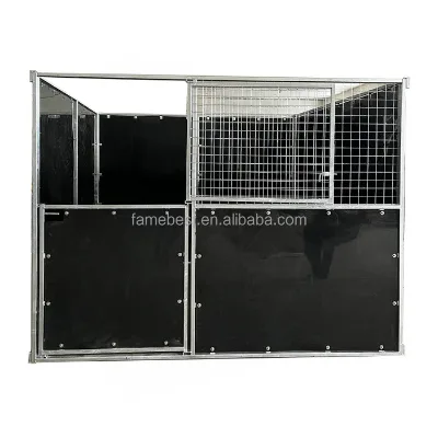 Modular Horse Stable Panel and Gates,galvanized Horse Stable Panel Stall House Equipment