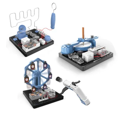 Hot Educational Toy Diy Plastic Bow and Arrow Targets Building Electronic Circuits Experiment Stem Construction Toys for Kids