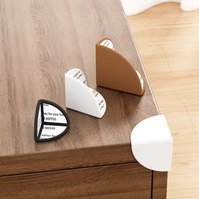 Corner Guards for Tables White Brown PP Safety Edge Protectors Anti-Collision Furniture Corner Covers